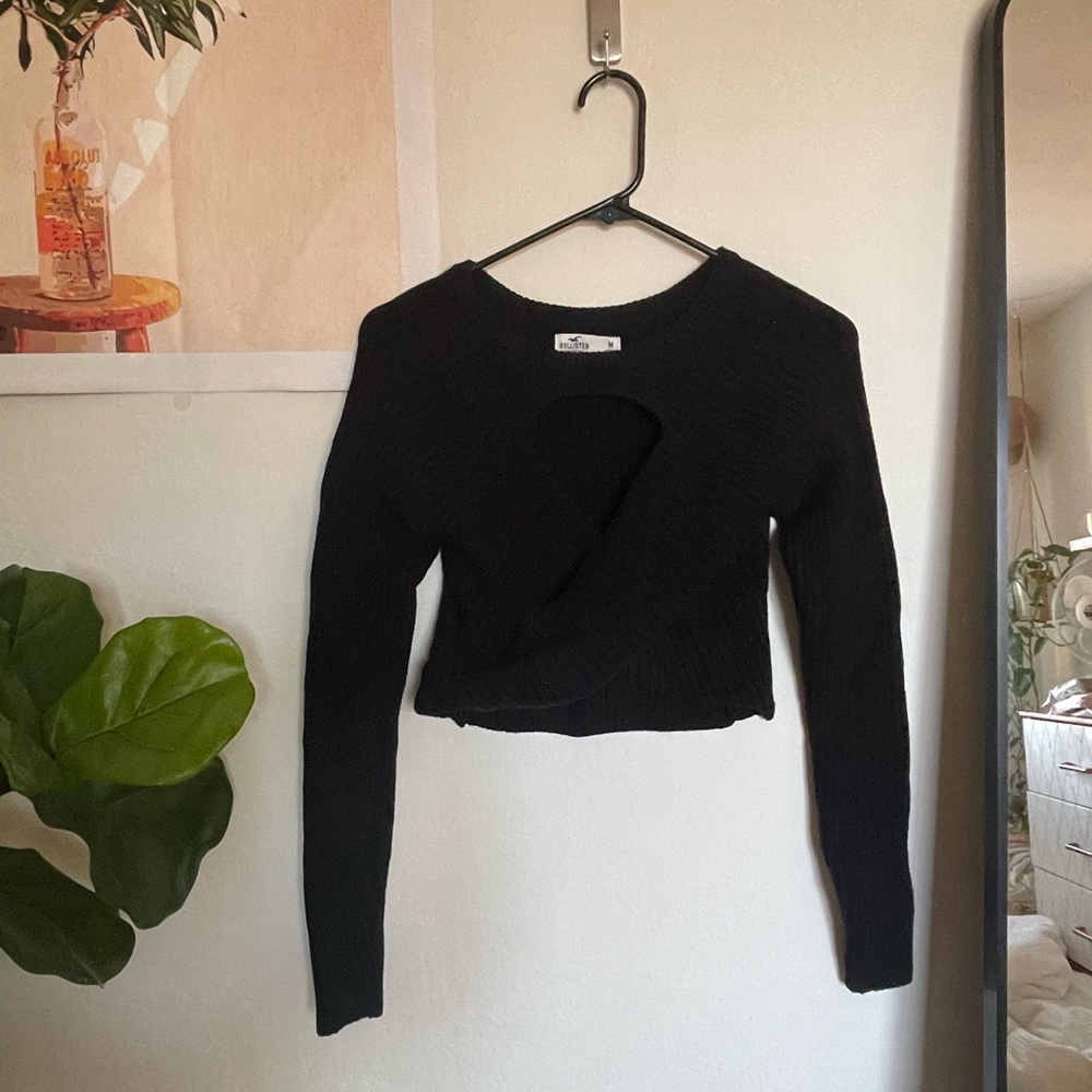 Hollister crop sweater